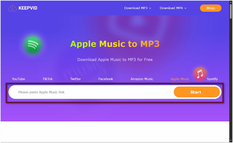 Paste Apple Music Url