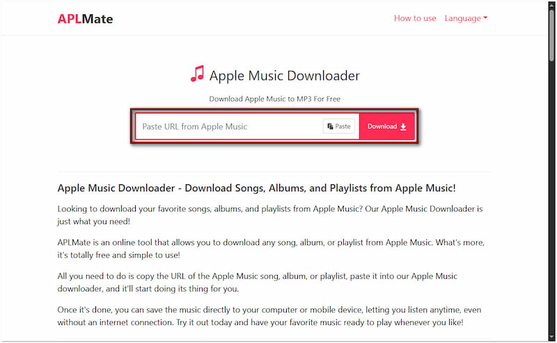 Process Apple Music Link