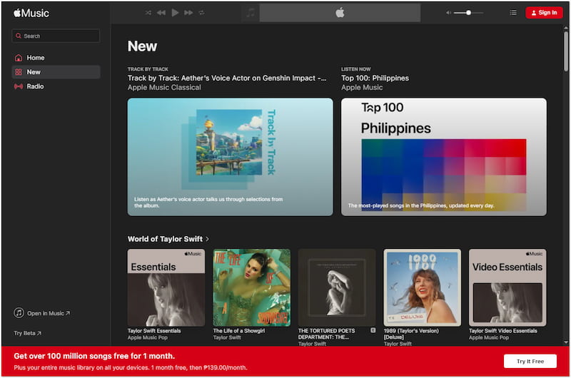 Web Version Of Apple Music