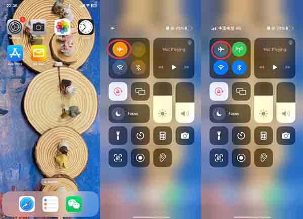 Turn On Airplane Mode