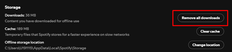 Detele All Spotify Songs On Computer