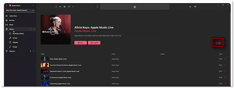 Add Apple Music