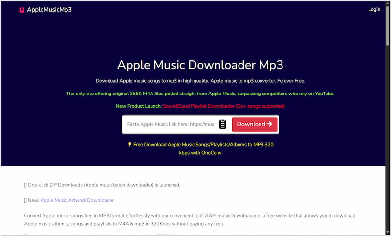 Paste Apple Music Link