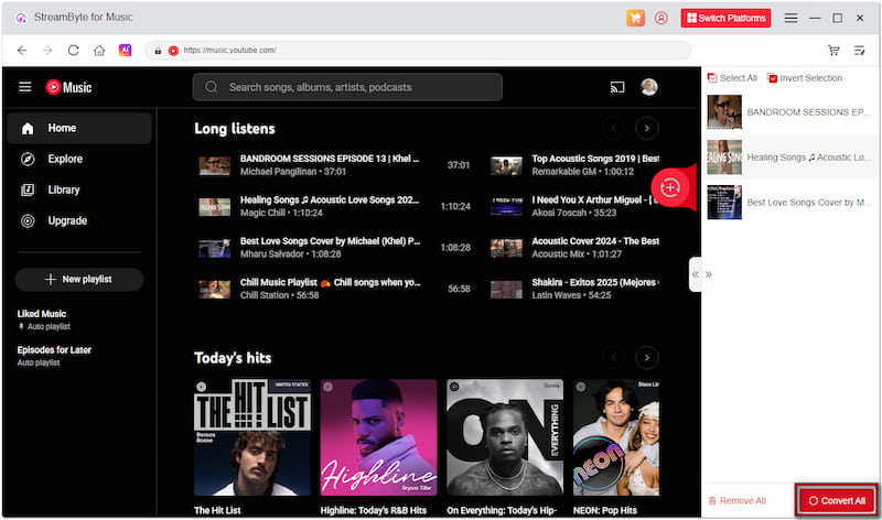 Convert All Youtube Music