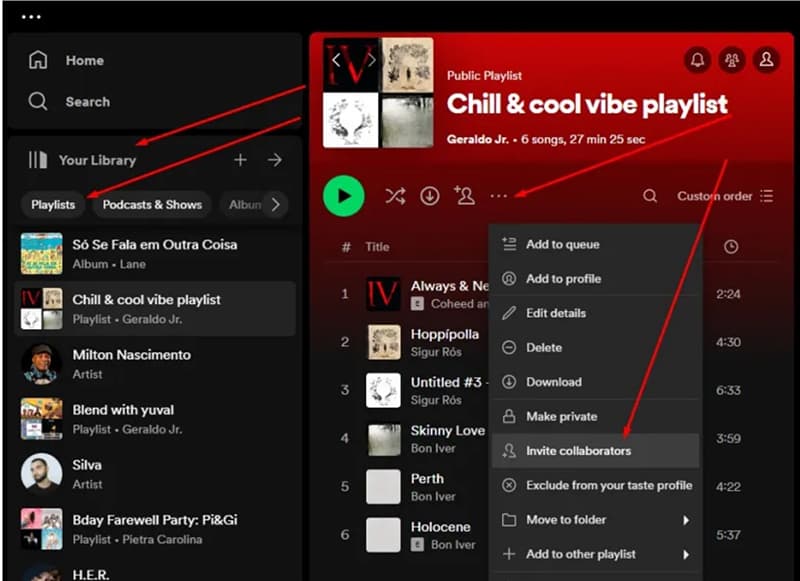 Spotify Collaborative Playlists