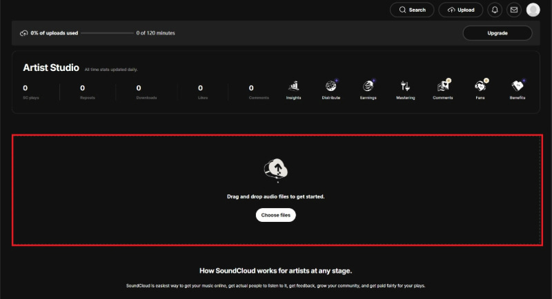 Choose The Files You Want To Upload