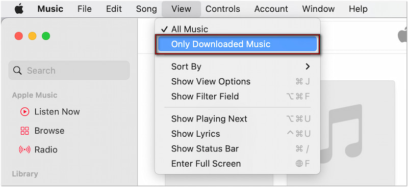 Only Downloaded Music