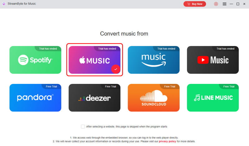Apple Music Platform Streambyte