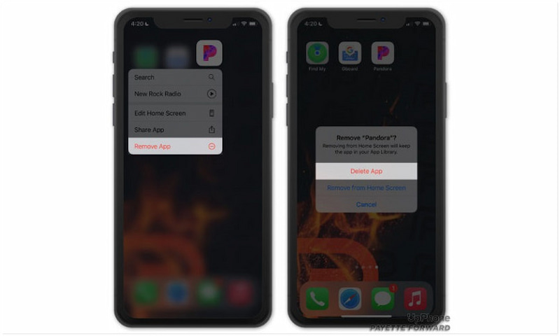 Reinstall Pandora App