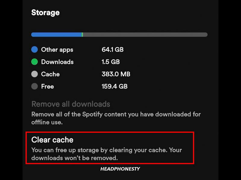 Remove Cache