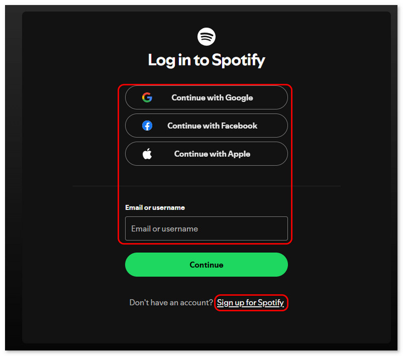 Create A New Account