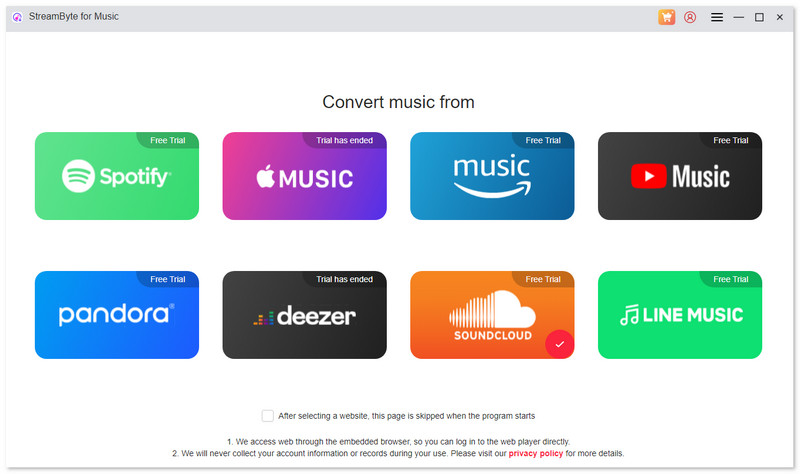 Streambyte For Music Interface