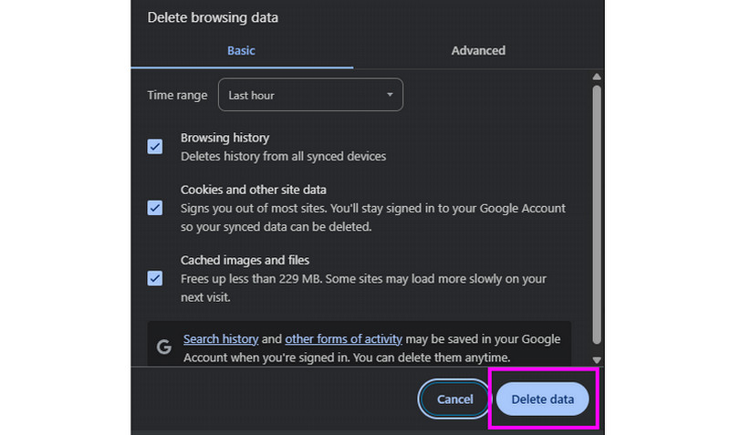 Clear Cache And Cookies