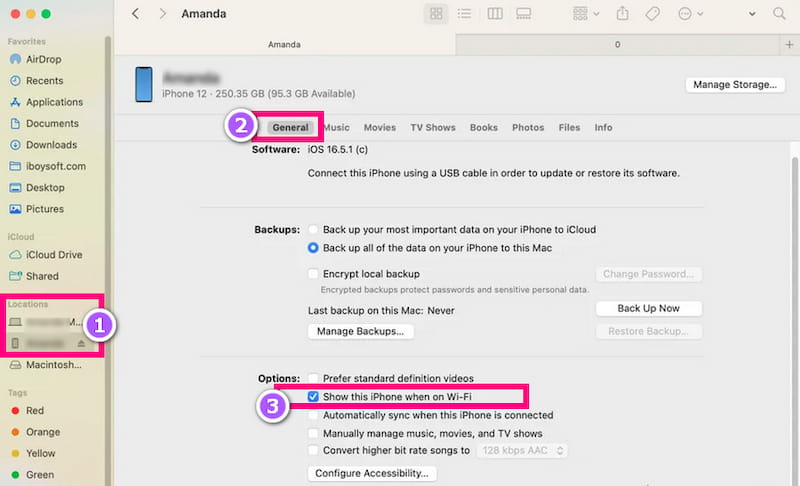 Sync Music To iPhone Through Wi Fi With Finder