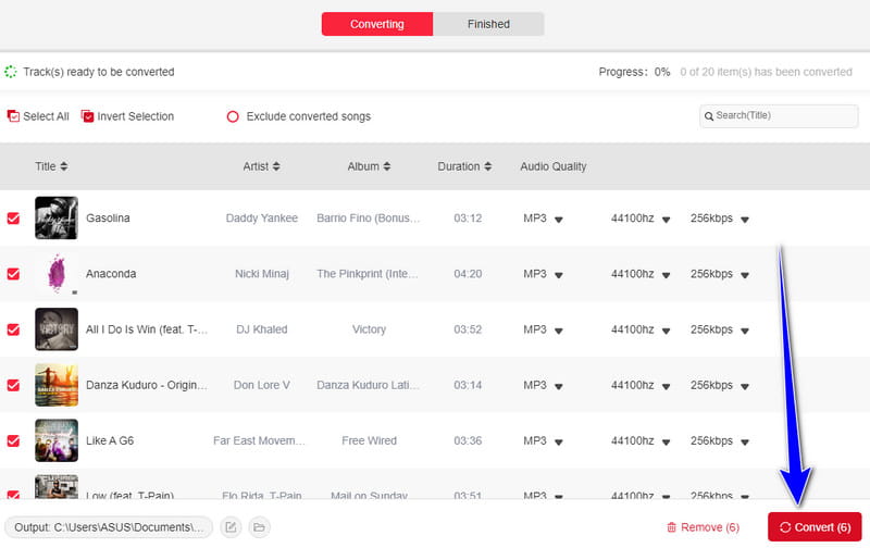 Convert Button Tunefab