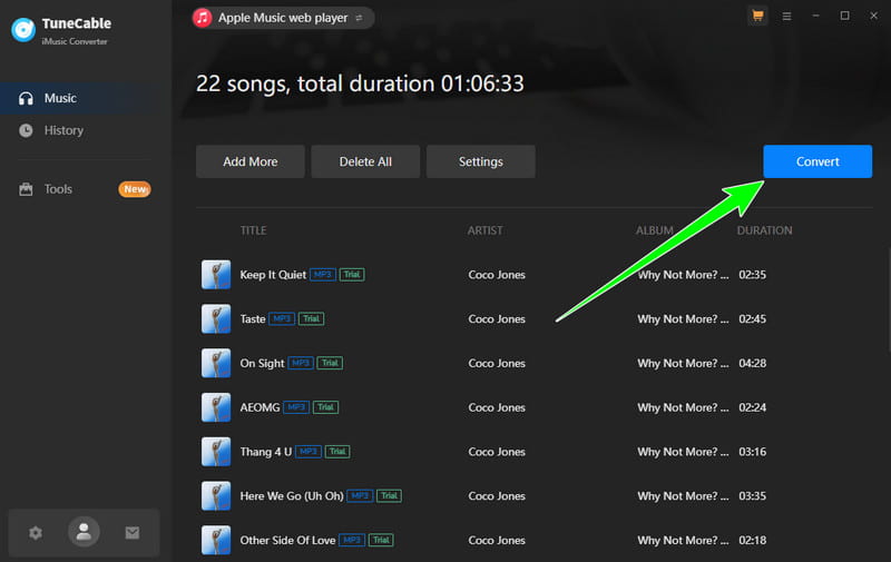 Convert Button Tunemobie
