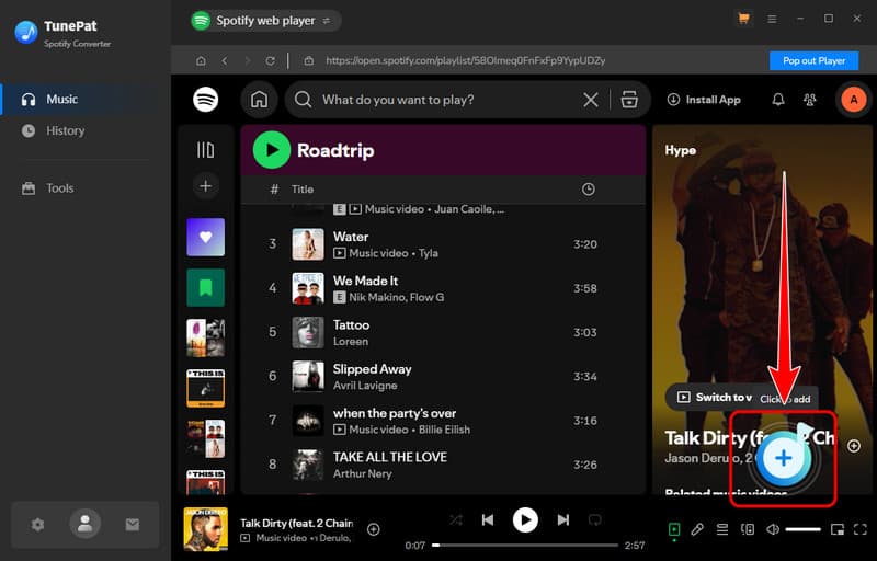 Plus Sign Button Tunepat