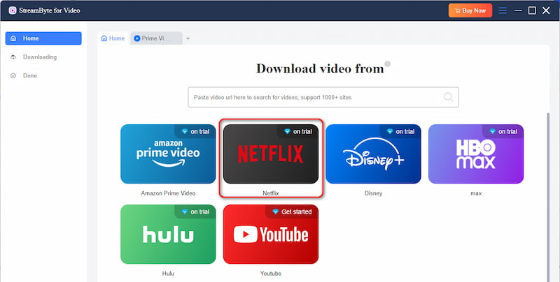 Select Netflix