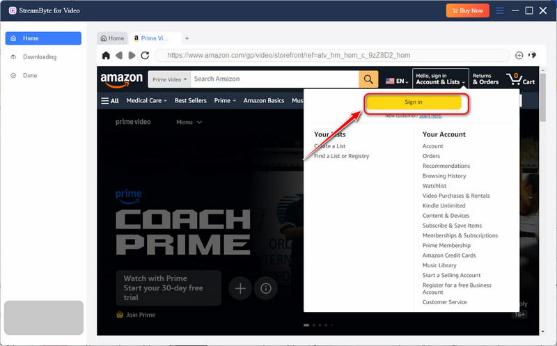Amazon-Log In